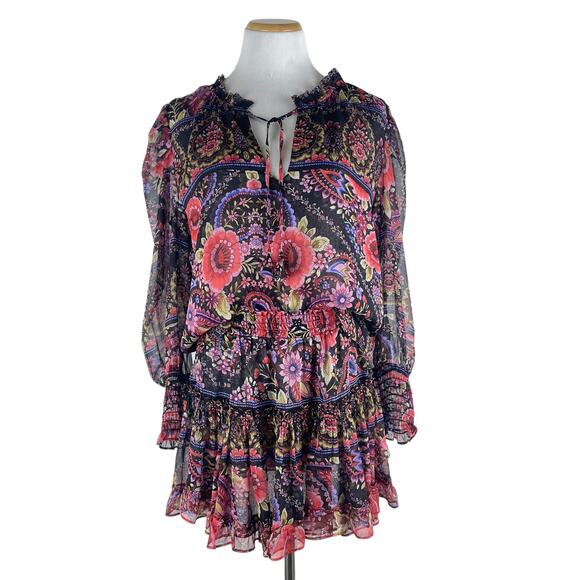 MISA Los Angelos Siena Top Marion Skirt Matching Set Flora Valentina Size L - Picture 4 of 12